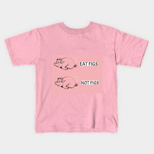 national pig day  funny Pigs Kids T-Shirt